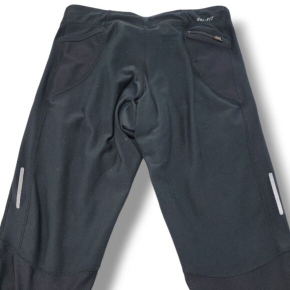 Nike Pants Size XS W25"xL28" Nike Dri-Fit Running Pants Leggings Athletic Black - Picture 5 of 8